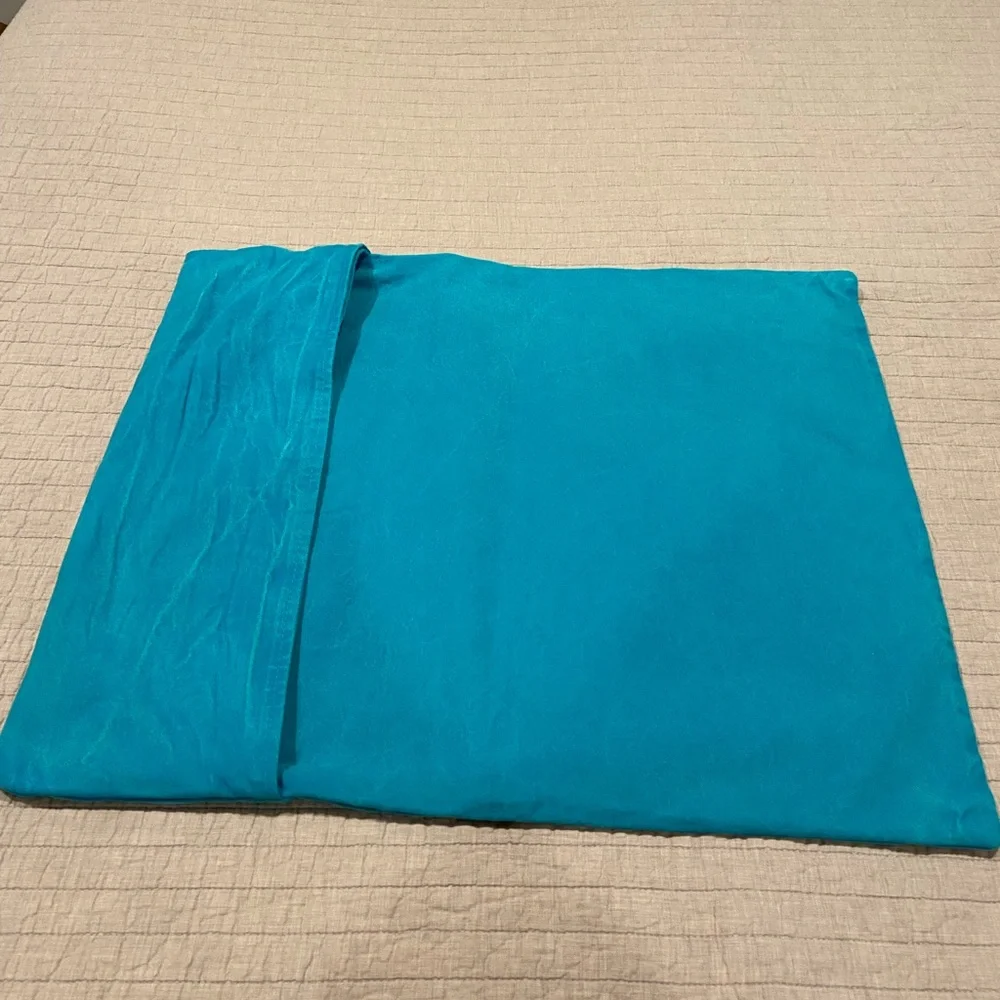 Handmade Personalized Pillow Cover “CHLOE” Standard Size Teal